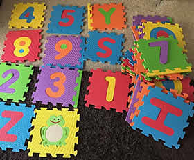Alphabet & Numbers Play Mat