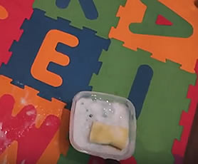 Cleaning a Play Mat